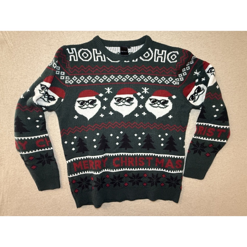 Jake Austin. size XL. Santa‎ Clause Christmas knit sweater.